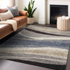 Piper Looms Chantille Swirls ACN1098 Blue Machine Washable Area Rug Lifestyle Image Feature