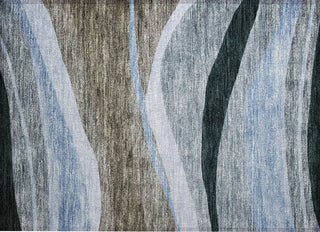 Piper Looms Chantille Swirls ACN1098 Brown Machine Washable Area Rug Scatter Main Image
