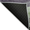 Piper Looms Chantille Swirls ACN1098 Purple Machine Washable Area Rug Backing Image