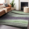 Piper Looms Chantille Swirls ACN1098 Purple Machine Washable Area Rug Lifestyle Image Feature