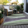 Piper Looms Chantille Swirls ACN1098 Purple Machine Washable Area Rug Outdoor Lifestyle Image Feature