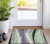 Piper Looms Chantille Swirls ACN1098 Purple Machine Washable Area Rug Scatter Lifestyle Image Feature