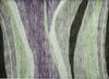 Piper Looms Chantille Swirls ACN1098 Purple Machine Washable Area Rug Scatter Main Image