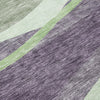 Piper Looms Chantille Swirls ACN1098 Purple Machine Washable Area Rug Swatch Image