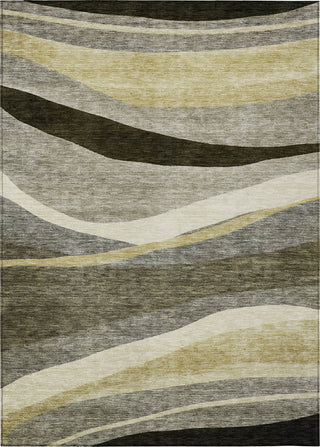 Piper Looms Chantille Swirls ACN1098 Taupe Machine Washable Area Rug main image