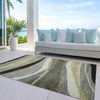Piper Looms Chantille Swirls ACN1098 Taupe Machine Washable Area Rug Outdoor Lifestyle Image Feature