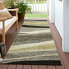 Piper Looms Chantille Swirls ACN1098 Taupe Machine Washable Area Rug Runner Outdoor Lifestyle Image Feature