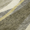 Piper Looms Chantille Swirls ACN1098 Taupe Machine Washable Area Rug Swatch Image