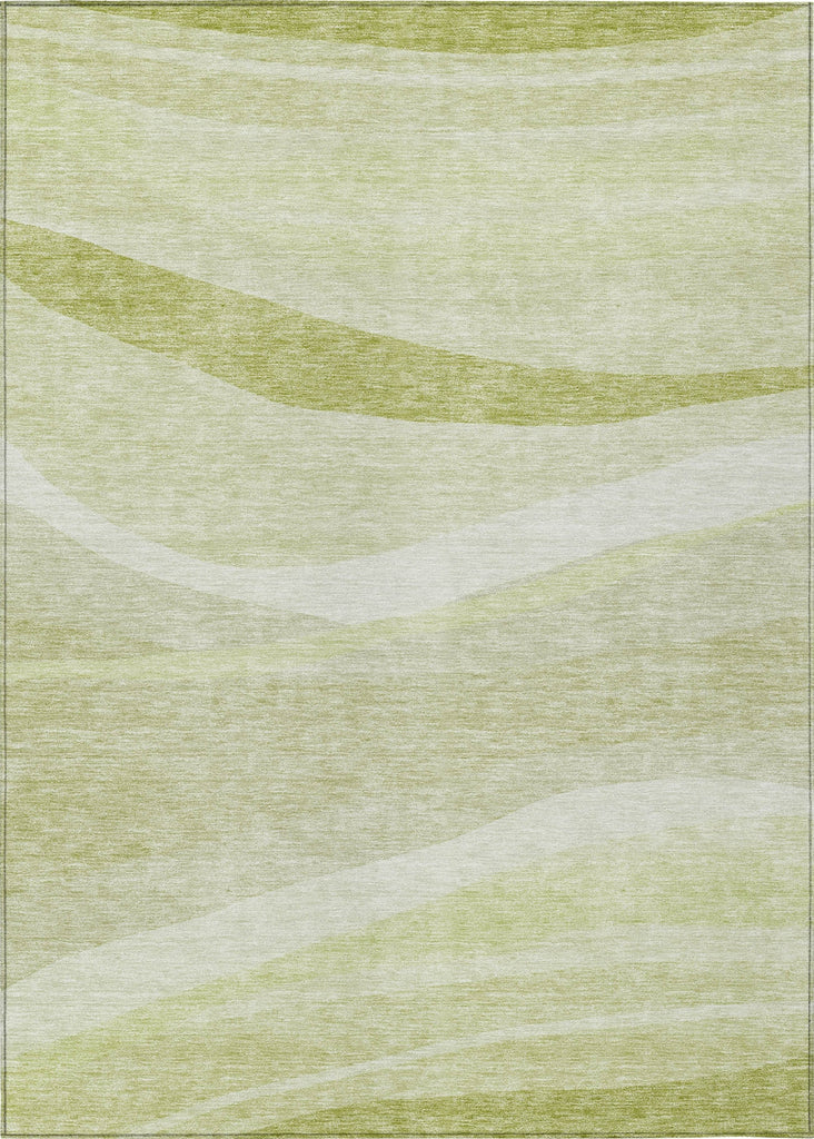 Piper Looms Chantille Swirls ACN1099 Aloe Machine Washable Area Rug main image