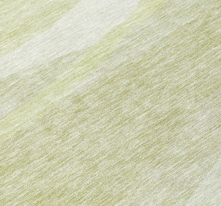 Piper Looms Chantille Swirls ACN1099 Aloe Machine Washable Area Rug Swatch Image