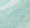 Piper Looms Chantille Swirls ACN1099 Aqua Machine Washable Area Rug Swatch Image