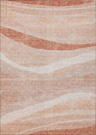 Piper Looms Chantille Swirls ACN1099 Salmon Machine Washable Area Rug main image