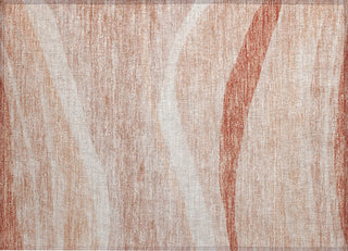 Piper Looms Chantille Swirls ACN1099 Salmon Machine Washable Area Rug Scatter Main Image