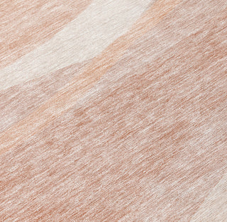 Piper Looms Chantille Swirls ACN1099 Salmon Machine Washable Area Rug Swatch Image