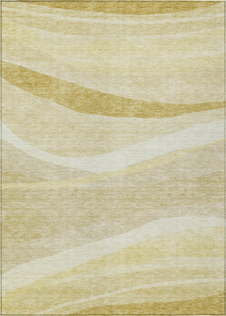 Piper Looms Chantille Swirls ACN1099 Wheat Machine Washable Area Rug main image