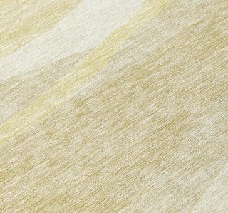 Piper Looms Chantille Swirls ACN1099 Wheat Machine Washable Area Rug Swatch Image