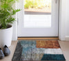 Piper Looms Chantille Squares ACN1100 Copper Machine Washable Area Rug Scatter Lifestyle Image Feature