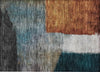 Piper Looms Chantille Squares ACN1100 Copper Machine Washable Area Rug Scatter Main Image