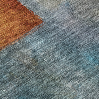 Piper Looms Chantille Squares ACN1100 Copper Machine Washable Area Rug Swatch Image