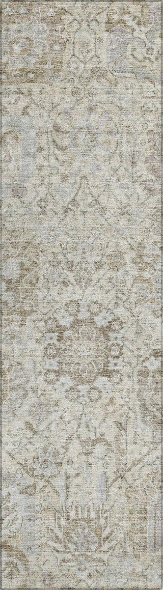 Piper Looms Chantille Damask ACN1102 Ivory Machine Washable Area Rug Runner Main Image