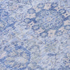Piper Looms Chantille Damask ACN1102 Sky Machine Washable Area Rug Swatch Image