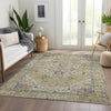 Piper Looms Chantille Global ACN1103 Wheat Machine Washable Area Rug Lifestyle Image Feature