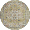 Piper Looms Chantille Global ACN1103 Wheat Machine Washable Area Rug Round Main Image