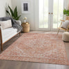 Piper Looms Chantille Global ACN1104 Coral Machine Washable Area Rug Lifestyle Image Feature