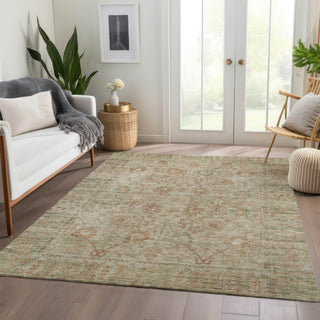 Piper Looms Chantille Global ACN1106 Beige Machine Washable Area Rug Lifestyle Image Feature