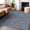 Piper Looms Chantille Global ACN1106 Blue Machine Washable Area Rug Lifestyle Image Feature