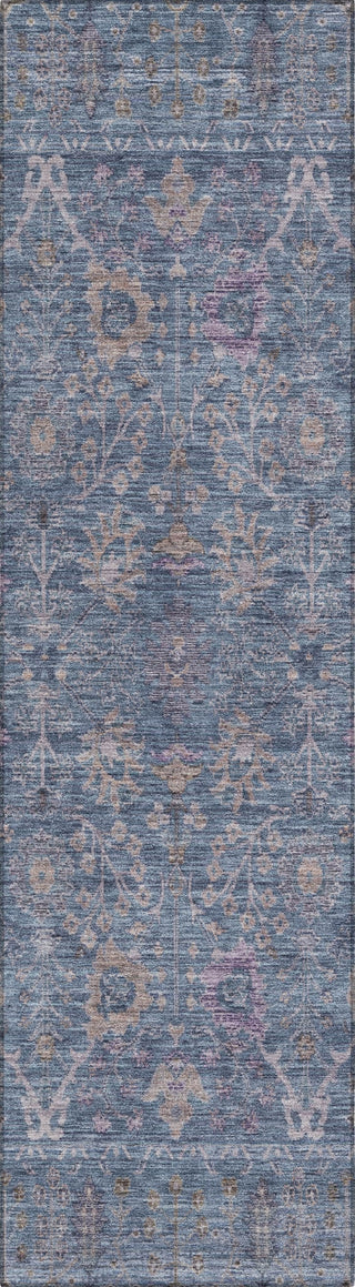 Piper Looms Chantille Global ACN1106 Blue Machine Washable Area Rug Runner Main Image
