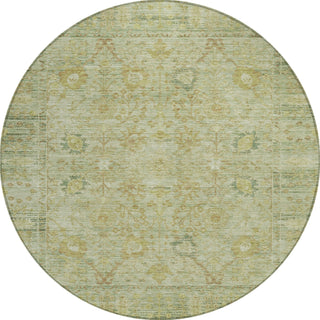 Piper Looms Chantille Global ACN1106 Sage Machine Washable Area Rug Round Main Image