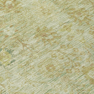 Piper Looms Chantille Global ACN1106 Sage Machine Washable Area Rug Swatch Image