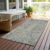 Piper Looms Chantille Global ACN1106 Teal Machine Washable Area Rug Runner Outdoor Lifestyle Image Feature