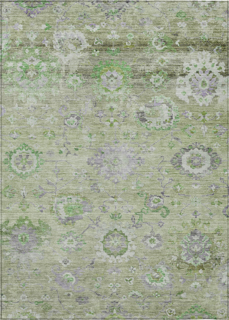 Piper Looms Chantille Global ACN1107 Mint Machine Washable Area Rug main image