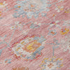 Piper Looms Chantille Global ACN1107 Pink Machine Washable Area Rug Swatch Image