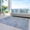 Piper Looms Chantille Global ACN1107 Sky Machine Washable Area Rug Outdoor Lifestyle Image Feature