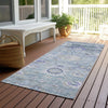 Piper Looms Chantille Global ACN1107 Sky Machine Washable Area Rug Runner Outdoor Lifestyle Image Feature