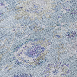 Piper Looms Chantille Global ACN1107 Sky Machine Washable Area Rug Swatch Image
