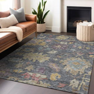 Piper Looms Chantille Global ACN1108 Blue Machine Washable Area Rug Lifestyle Image Feature