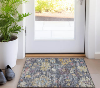 Piper Looms Chantille Global ACN1108 Blue Machine Washable Area Rug Scatter Lifestyle Image Feature