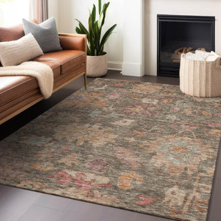 Piper Looms Chantille Global ACN1108 Brown Machine Washable Area Rug Lifestyle Image Feature
