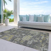 Piper Looms Chantille Global ACN1108 Gray Machine Washable Area Rug Outdoor Lifestyle Image Feature