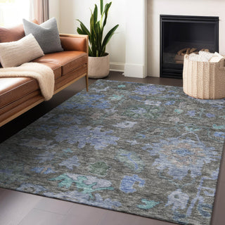 Piper Looms Chantille Global ACN1108 Taupe Machine Washable Area Rug Lifestyle Image Feature
