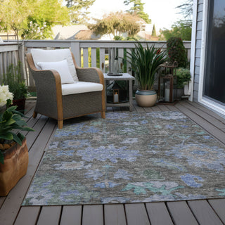Piper Looms Chantille Global ACN1108 Taupe Machine Washable Area Rug Outdoor Lifestyle Image Feature