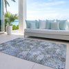 Piper Looms Chantille Global ACN1109 Blue Machine Washable Area Rug Outdoor Lifestyle Image Feature