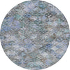 Piper Looms Chantille Global ACN1109 Blue Machine Washable Area Rug Round Main Image