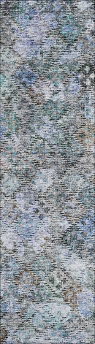 Piper Looms Chantille Global ACN1109 Blue Machine Washable Area Rug Runner Main Image