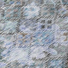 Piper Looms Chantille Global ACN1109 Blue Machine Washable Area Rug Swatch Image