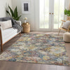 Piper Looms Chantille Global ACN1109 Gold Machine Washable Area Rug Lifestyle Image Feature